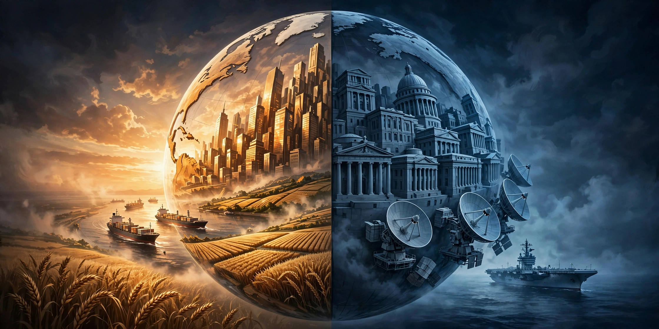 BRICS vs G7 global power comparison illustration